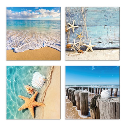 Quadri mare spiaggia pezzi - spiaggia,