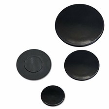 ARISTON INDESIT PH640MS KIT 4 PIATTELLI SPARTIFIAMMA NERI LUCIDI CUCINA 4 FUOCHI