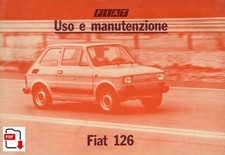 Manuale uso manutenzione istruzioni italiano vettura Fiat 126 del 1979
