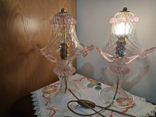 Lampade Da Tavolo In Vetro Di