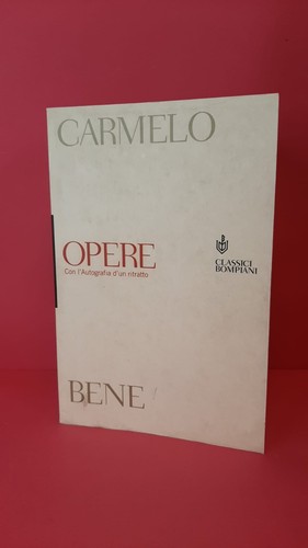 Opere carmelo bene bompiani - carmelo,