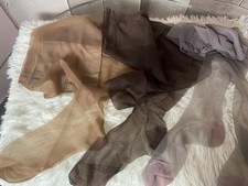 💎 LOTTO 3 PAIA DI CALZE DA REGGICALZE VINTAGE Tg.10 ITALY