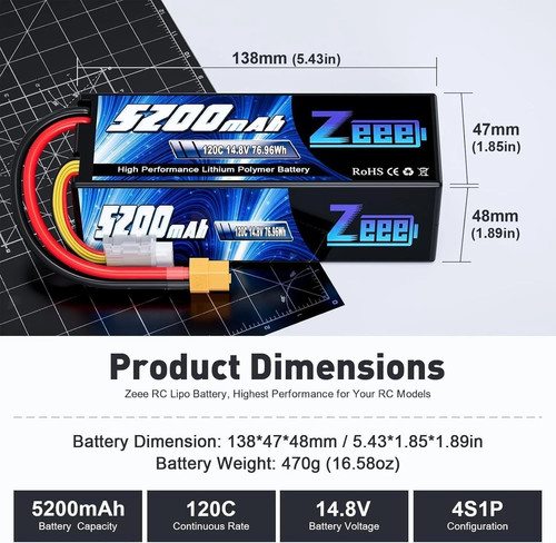 Lipo 5200mah 8v 120c - lipo,