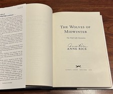 ANNE RICE SIGNED THE WOLVES OF