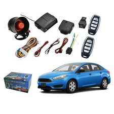 KIT ALLARME ANTIFURTO AUTO UNIVERSALE FURGONE CAMPER 2 TELECOMANDI ANTIRAPINA