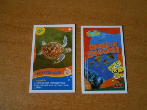 Figurina card spongebob - card, crai