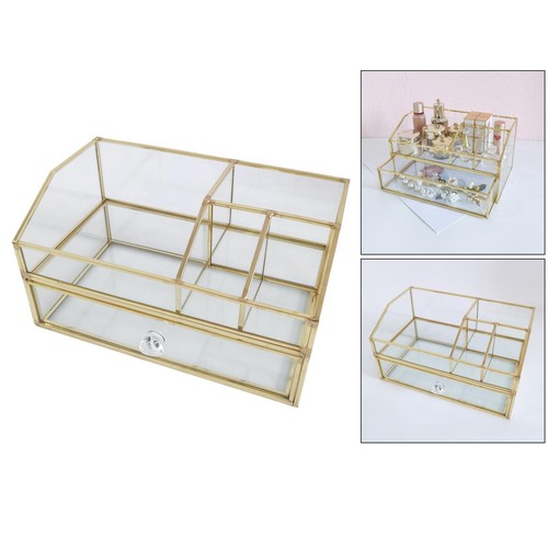 Scatola vetro vintage con - vintage,