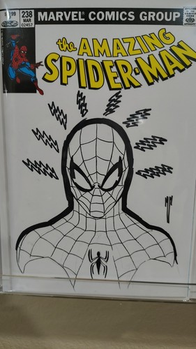 Spider man schizzo - man, artistico