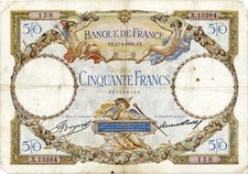 Banconota FRANCIA 50 franchi