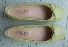Ballerine donna verde chiaro, n. 40, fiocco decorativo