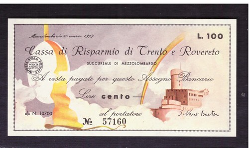 Miniassegno cassa risparmio - miniassegno,