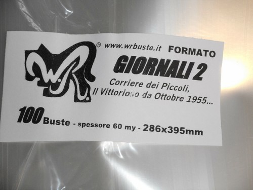100 buste giornali - 100, 2"