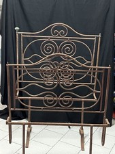 Letto Antico In Ferro Battuto 1800