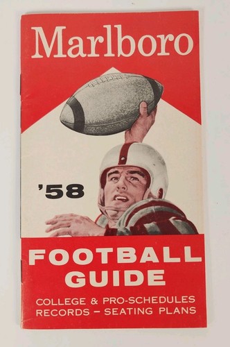 Vintage 1958 marlboro football - vintage,