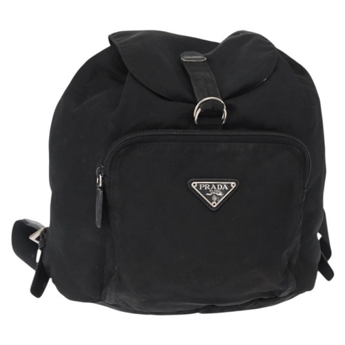 Zaino prada nylon nero - zaino, argento