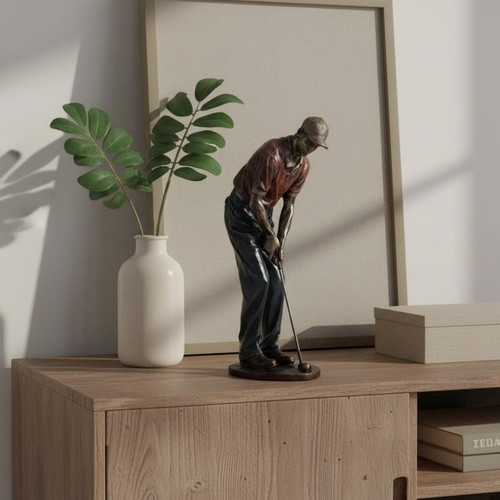 Pezzi statuetta golfista - 3,