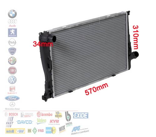 Radiatore motore acqua fiat - radiatore,