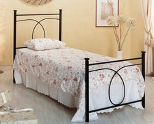 LETTO SINGOLO IN FERRO BATTUTO
