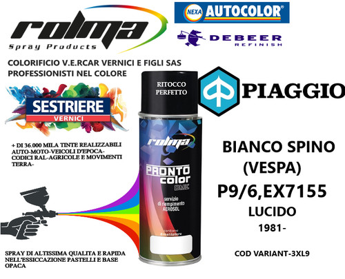 Bianco spino - bianco, (vespa)