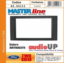MASCHERINA AUTORADIO 2 DIN CON