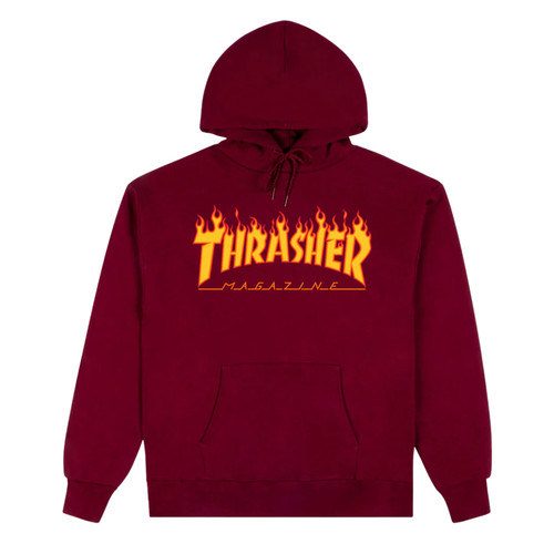 Felpa con cappuccio thrasher - con,