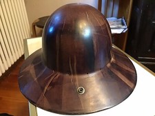 Casco/Elmetto per minatori, vintage anni 30, materiale bachelite rinforzata