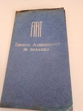 FIAT 600 , 1960s Old warranty