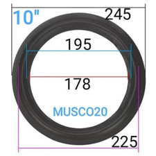 Sospensione Woofer 25cm in FOAM! Bordo riparazione altoparlante riconatura 245mm
