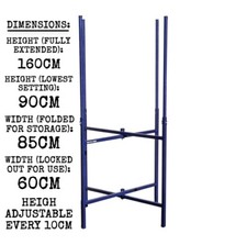 MASTER STAND, Multifunzione, Supporto per Intonaco Regolabile in Altezza