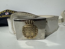 Cinturone Polizia Municipale cuoio  105 Cm
