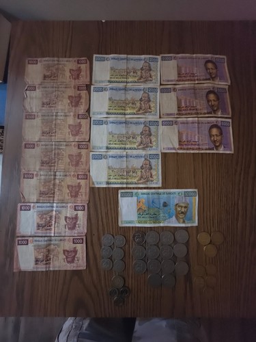 Collezione valute gibuti lotto - valute,