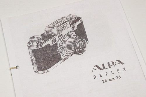 Alpa reflex manuale - ii,