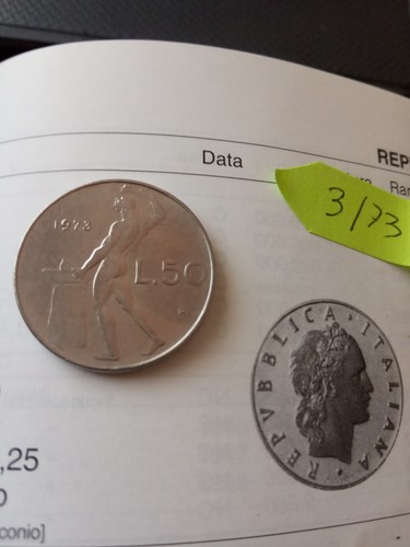 Moneta lire del 1973 - 50,
