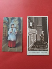 Coppia di immaginette di due