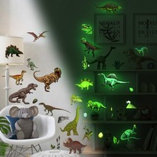 Adesivi Murali Decorazione Dinosauro Adesivi Luminosi Autoadesivi Impermeabili