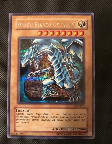 Drago bianco occhi blu - drago,