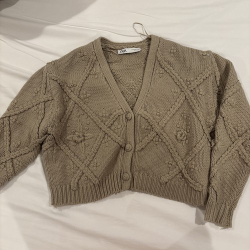Cardigan zara tan - cardigan,