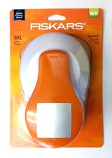 Fiskars 101480-1001 Punzone a leva artigianale per carta 3XL grande "quadrato"