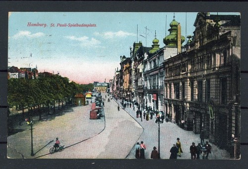 Cartolina amburgo pauli - cartolina, st.