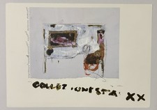 Quadro serigrafia collage Mario Schifano 50x70cm “collezione xx” pop, casa