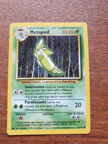Metapod set base 102 carta - set, 54/102
