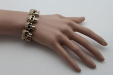 Bracciale Da Donna In Metallo Con Teschi E Charms Moda Gioielli Halloween