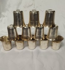 Bicchierini da liquore ottone