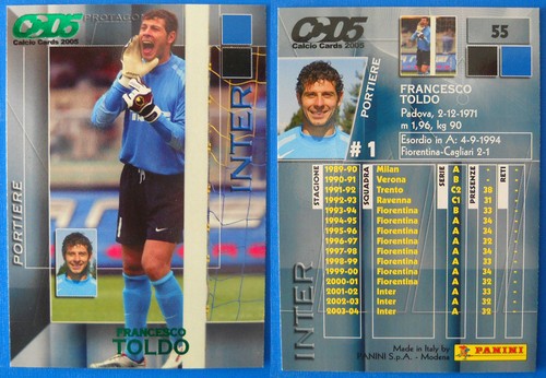 Calcio cards 2005 panini 55 - 2005, n.55