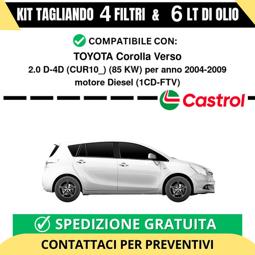 Tagliando per toyota corolla - toyota,