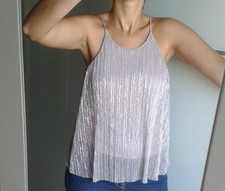 Top canotta rosa cipria