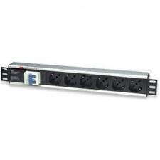 Techly Professional Multipresa 6 Posti da Rack 19'' con Magnetotermico Spina Ita