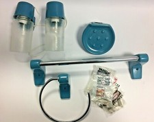 SET da Bagno Vintage Blu Avio
