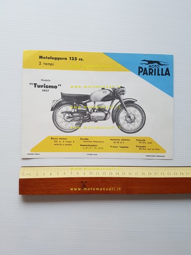 Parilla 125 turismo 1957 - 125,
