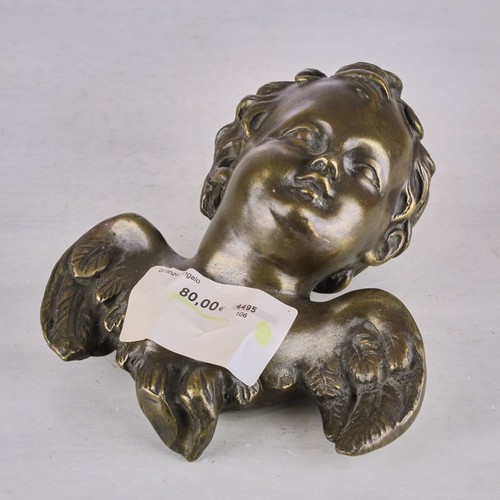 Bronzo angelo firmato - bronzo,